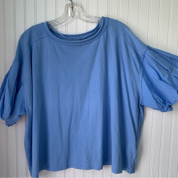 We The Free (S) Sky Blue w/balloon sleeves (Oversized would fit XL +) - Picture 2 of 9